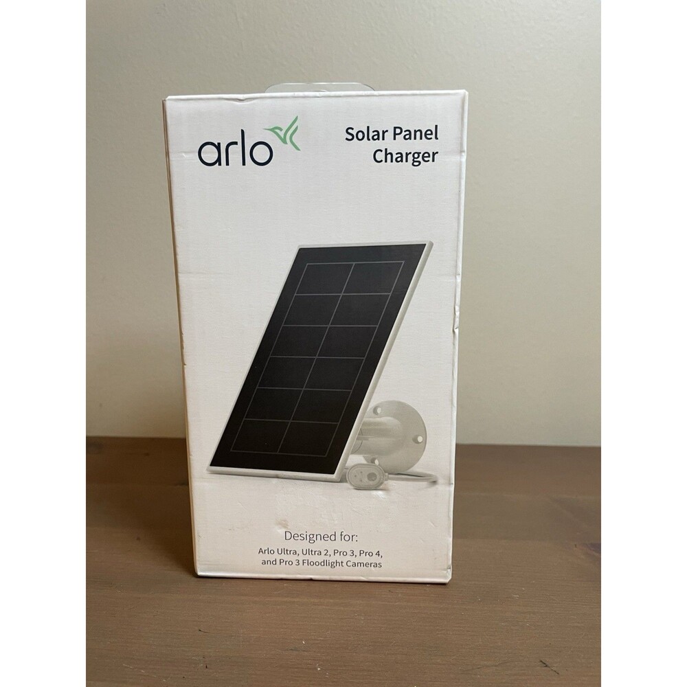 Arlo VMA5600-20000S White Solar Panel Charger for Ultra, Ultra 2, Pro 3, Pro 4
